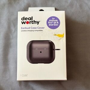 Deal Worthy AirPods Case Cover - Black